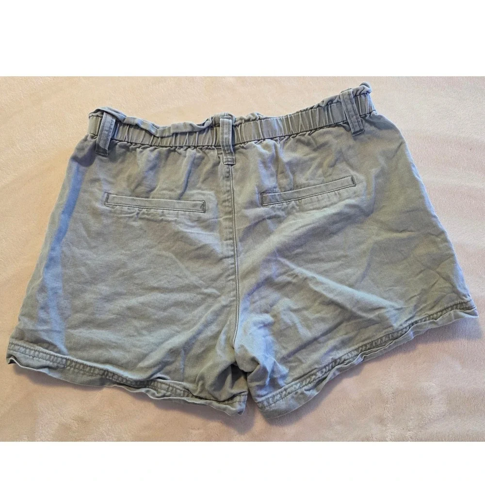 Abercrombie Kids‎ Paperbag Waist Shorts Gray Pull On Casual Size 11/12